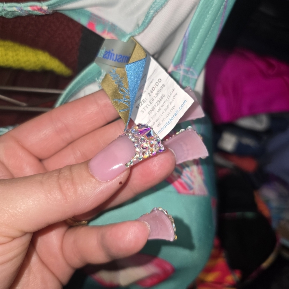 RARE HTF Swimsuits For All 22/24 Jellyfish Bikini set - Picture 6 of 7